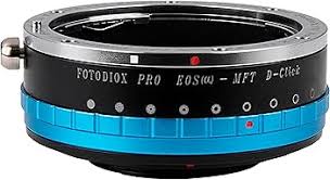 Fotodiox Pro Iris Lens Mount Adapter, Canon EOS EF to MFT