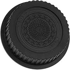 Fotodiox Designer Rear Lens Cap for Canon EOS EF/EF-S (Black)