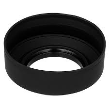Fotodiox 3-Section Rubber Lens Hood, Sun Shade, 72mm